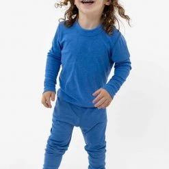 Los Angeles Apparel Kid's FFR107 - Kids 50/50 Long Sleeve Rib Top