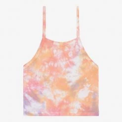Los Angeles Apparel 43091TD - Tie Dye Baby Rib Halter Top