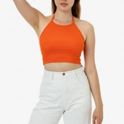 Los Angeles Apparel 43091 - Baby Rib Halter Top