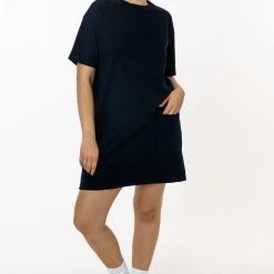 Los Angeles Apparel 1431GD - Garment Dye Oversized T-shirt Dress