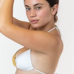 Los Angeles Apparel RNT501 - The Ophelia 2-Tone Ring Bikini Top