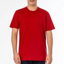 Los Angeles Apparel FF01 - Poly-Cotton Crew Neck T-Shirt Men's