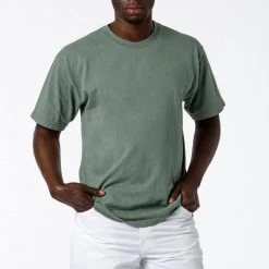 Los Angeles Apparel 1801GD - 6.5oz Garment Dye Pastel Crew Neck T-Shirt Men's