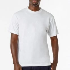 Los Angeles Apparel Men's 2017 - 6.0oz Crew Neck Heavy Combed Cotton T-Shirt