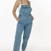 Los Angeles Apparel Women's RDNU07 Mix - Unisex 14 Oz. Denim Overall