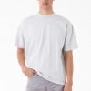 Los Angeles Apparel Men's 1405GD - Short Sleeve Garment Dye Mockneck T-Shirt