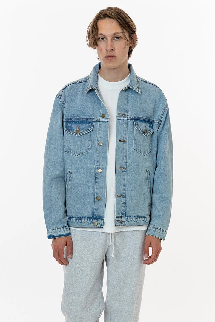 Los Angeles Apparel RDNM04 Mix - Denim Jacket Men's 9 Los Angeles Apparel RDNM04 Mix - Denim Jacket Men's