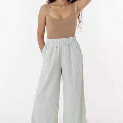Los Angeles Apparel RCT308 - Cotton Twill Wide Pants Women's