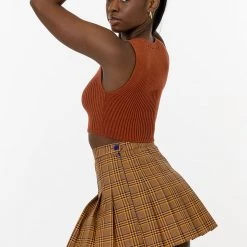 Los Angeles Apparel RGB300P - Plaid Tennis Skirt Women's