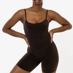 Los Angeles Apparel 83022GD - Garment Dye Spaghetti Scoopback Biketard Women's