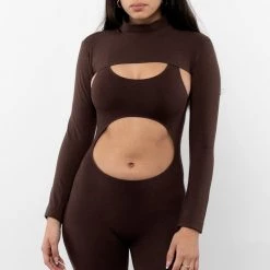 Los Angeles Apparel Women's 8303GD - Garment Dye Cutout Biketard