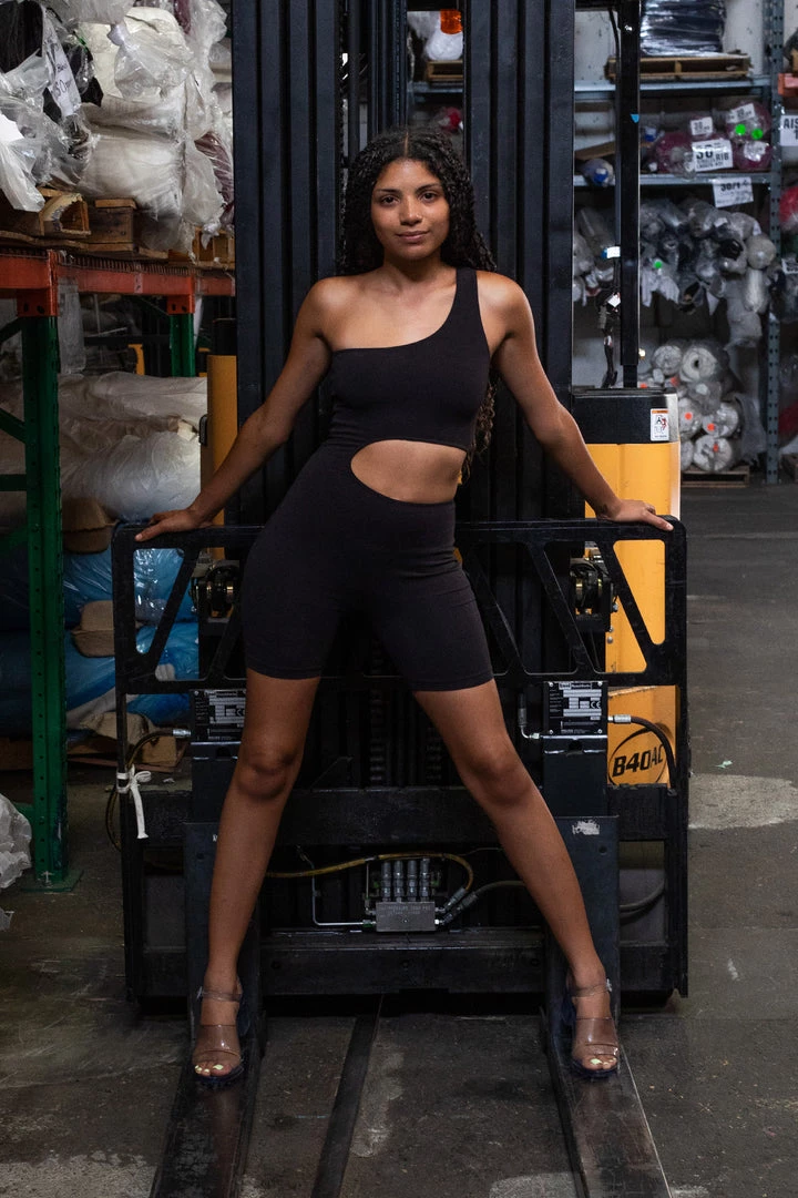 Los Angeles Apparel 83047GD - Garment Dye Asymmetrical Biketard 12 Los Angeles Apparel 83047GD - Garment Dye Asymmetrical Biketard