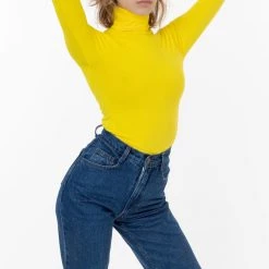 Los Angeles Apparel 8306 - Cotton Spandex Turtleneck 21 Los Angeles Apparel 8306 - Cotton Spandex Turtleneck