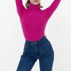 Los Angeles Apparel 8306 - Cotton Spandex Turtleneck 19 Los Angeles Apparel 8306 - Cotton Spandex Turtleneck