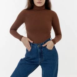 Los Angeles Apparel 8306 - Cotton Spandex Turtleneck 31 Los Angeles Apparel 8306 - Cotton Spandex Turtleneck