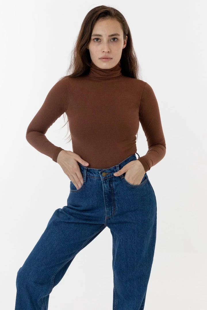 Los Angeles Apparel 8306 - Cotton Spandex Turtleneck 17 Los Angeles Apparel 8306 - Cotton Spandex Turtleneck