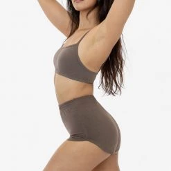 Los Angeles Apparel 8314GD - Garment Dye Dolphin Hem Hot Short Women's