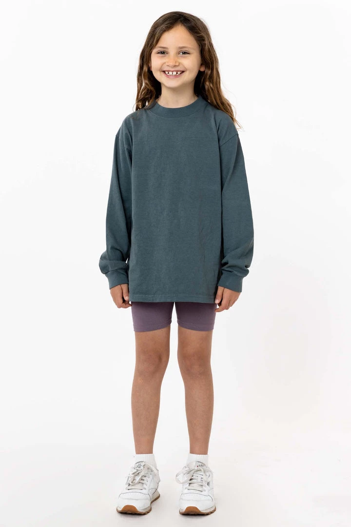 Los Angeles Apparel Kid's 8182 - Kids Cotton Spandex Bike Shorts 3 Los Angeles Apparel Kid's 8182 - Kids Cotton Spandex Bike Shorts