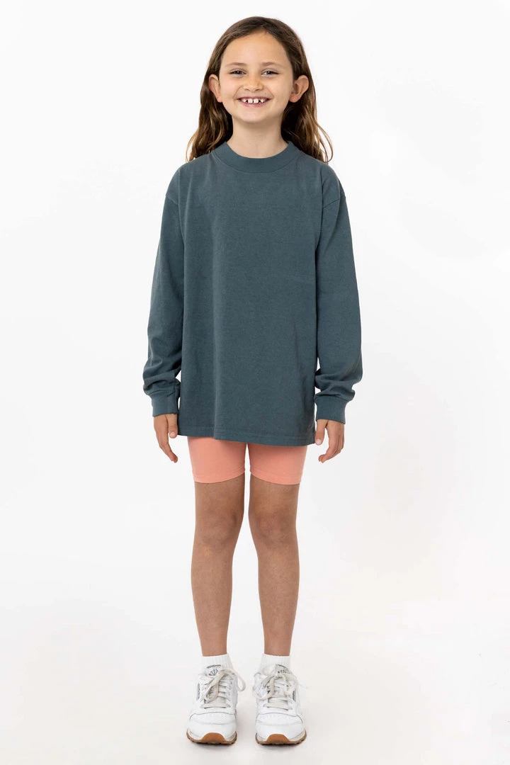 Los Angeles Apparel Kid's 8182 - Kids Cotton Spandex Bike Shorts 4 Los Angeles Apparel Kid's 8182 - Kids Cotton Spandex Bike Shorts