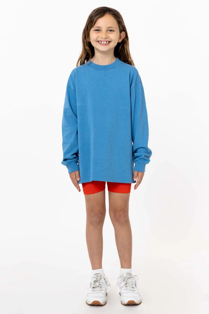 Los Angeles Apparel Kid's 8182 - Kids Cotton Spandex Bike Shorts 5 Los Angeles Apparel Kid's 8182 - Kids Cotton Spandex Bike Shorts