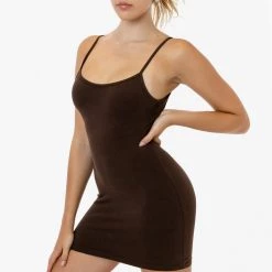 Los Angeles Apparel Women's 83601GD - Garment Dye Spaghetti Mini Dress