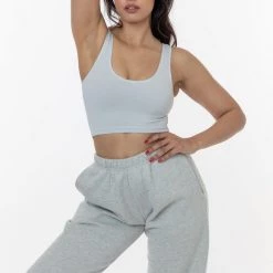 Los Angeles Apparel 8383GD - Garment Dye Cotton Spandex Crop Tank