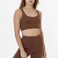 Los Angeles Apparel Women's 8383 - Cotton Spandex Tank Crop Top