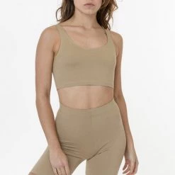 Los Angeles Apparel Women's 8383 - Cotton Spandex Tank Crop Top