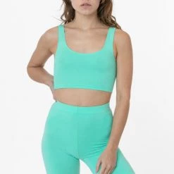 Los Angeles Apparel Women's 8383 - Cotton Spandex Tank Crop Top