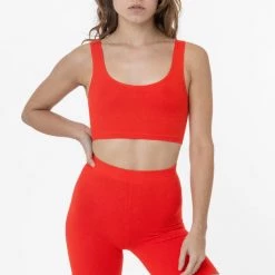 Los Angeles Apparel Women's 8383 - Cotton Spandex Tank Crop Top