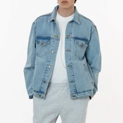 Los Angeles Apparel Men's RDNM04 - Denim Jacket 17 Los Angeles Apparel Men's RDNM04 - Denim Jacket
