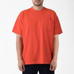 Los Angeles Apparel 1809GD - Short Sleeve Garment Dye Pocket T-Shirt Men's