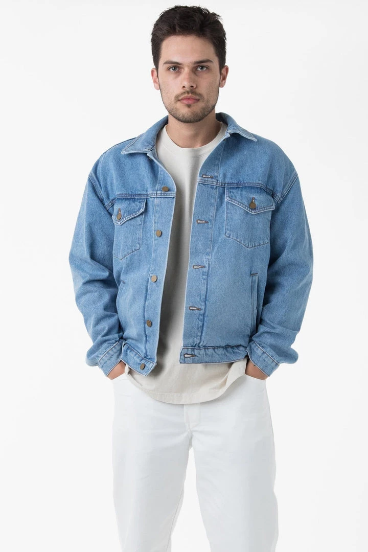 Los Angeles Apparel RDNM04 Mix - Denim Jacket Men's 13 Los Angeles Apparel RDNM04 Mix - Denim Jacket Men's