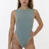 Los Angeles Apparel B303GD - Garment Dye Boatneck Dance Bodysuit