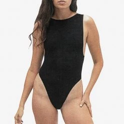 Los Angeles Apparel B303GD - Garment Dye Boatneck Dance Bodysuit