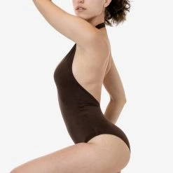 Los Angeles Apparel B312GD - Garment Dye Halter Bodysuit