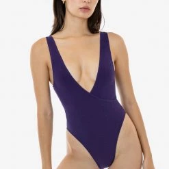 Los Angeles Apparel Women's B362GD - Sleeveless Wrap Front Bodysuit