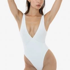 Los Angeles Apparel Women's B362GD - Sleeveless Wrap Front Bodysuit