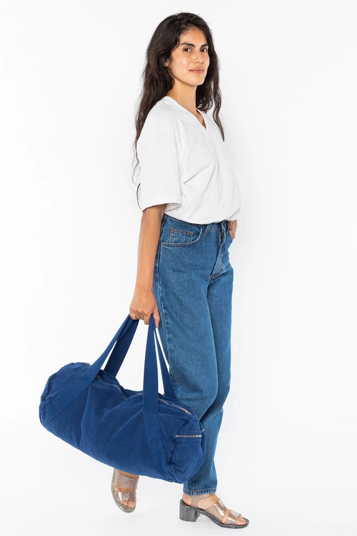 Los Angeles Apparel Women's BD04 - Bull Denim Diagonal Strap Gym Bag 9 Los Angeles Apparel Women's BD04 - Bull Denim Diagonal Strap Gym Bag