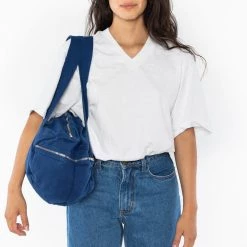 Los Angeles Apparel Women's BD04 - Bull Denim Diagonal Strap Gym Bag 27 Los Angeles Apparel Women's BD04 - Bull Denim Diagonal Strap Gym Bag