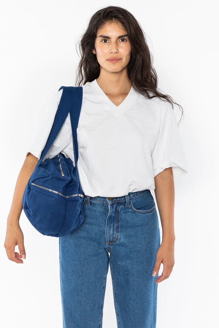 Los Angeles Apparel Women's BD04 - Bull Denim Diagonal Strap Gym Bag 10 Los Angeles Apparel Women's BD04 - Bull Denim Diagonal Strap Gym Bag
