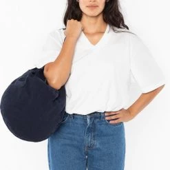 Los Angeles Apparel Women's BD04 - Bull Denim Diagonal Strap Gym Bag 35 Los Angeles Apparel Women's BD04 - Bull Denim Diagonal Strap Gym Bag