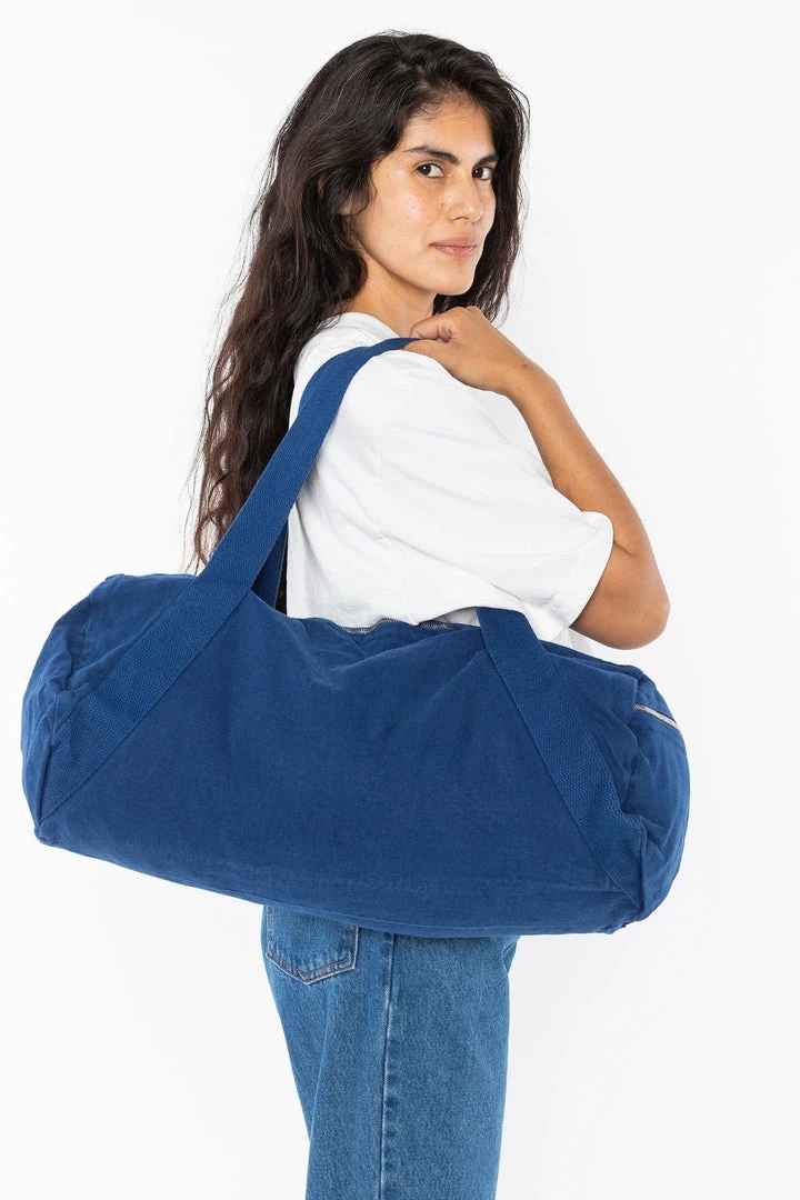 Los Angeles Apparel Women's BD04 - Bull Denim Diagonal Strap Gym Bag 7 Los Angeles Apparel Women's BD04 - Bull Denim Diagonal Strap Gym Bag