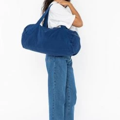 Los Angeles Apparel Women's BD04 - Bull Denim Diagonal Strap Gym Bag 36 Los Angeles Apparel Women's BD04 - Bull Denim Diagonal Strap Gym Bag