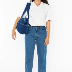 Los Angeles Apparel Women's BD04 - Bull Denim Diagonal Strap Gym Bag 37 Los Angeles Apparel Women's BD04 - Bull Denim Diagonal Strap Gym Bag