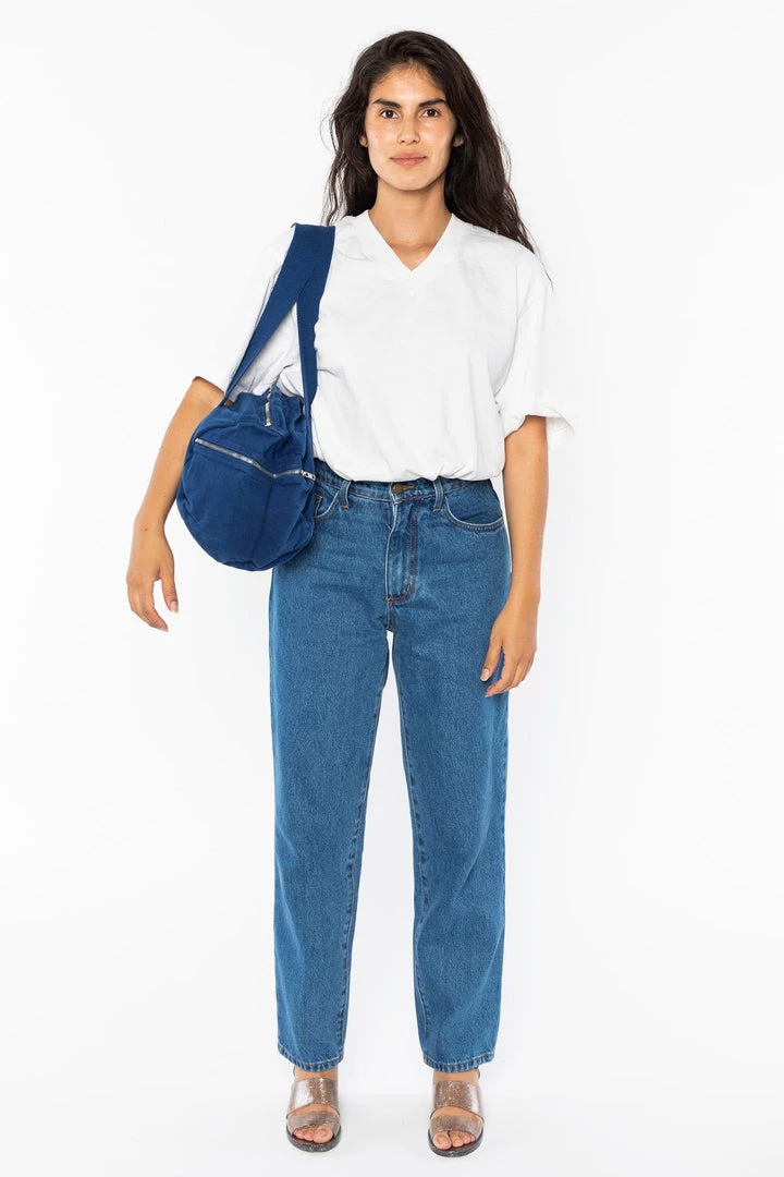 Los Angeles Apparel Women's BD04 - Bull Denim Diagonal Strap Gym Bag 20 Los Angeles Apparel Women's BD04 - Bull Denim Diagonal Strap Gym Bag