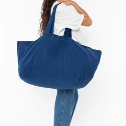 Los Angeles Apparel BD12 - Bull Denim Oversized Bag Women's