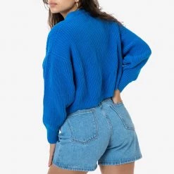 Los Angeles Apparel FM35GD - Fisherman Cropped Cardigan