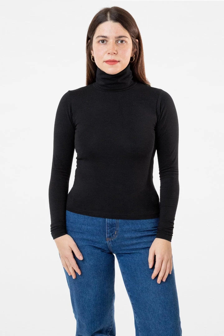 Los Angeles Apparel 8306 - Cotton Spandex Turtleneck 9 Los Angeles Apparel 8306 - Cotton Spandex Turtleneck