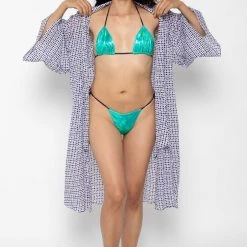 Los Angeles Apparel RPR01 - Printed Rayon Kimono Robe Women's 10 Los Angeles Apparel RPR01 - Printed Rayon Kimono Robe Women's